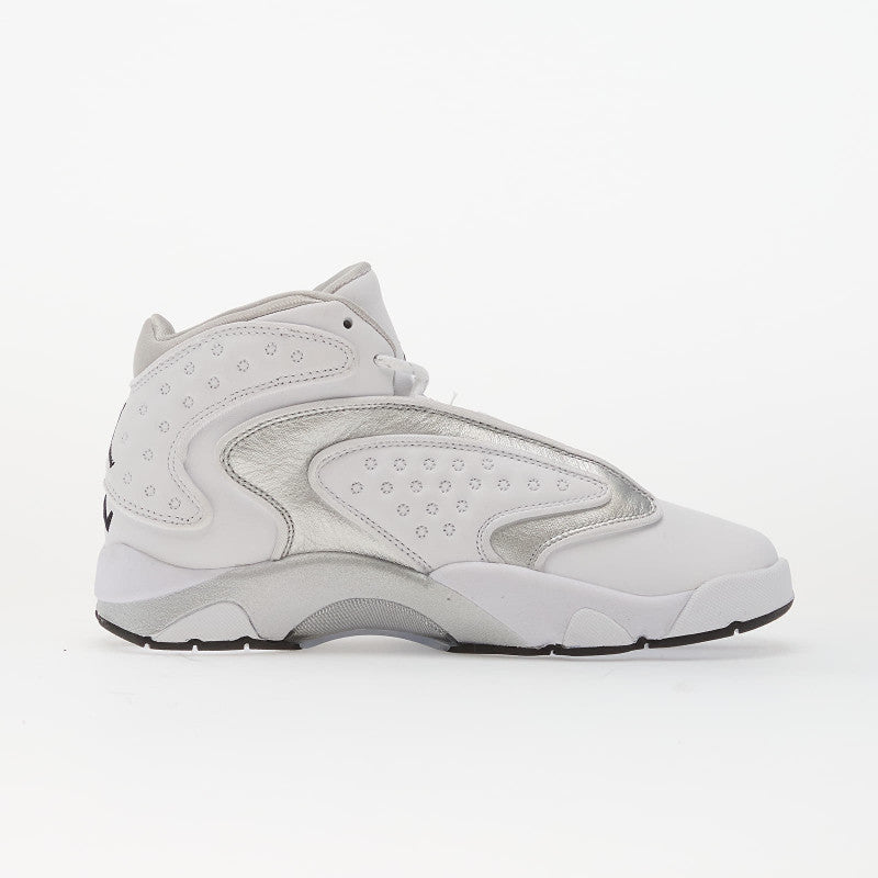Air Jordan Og White/ Metallic Silver-Black