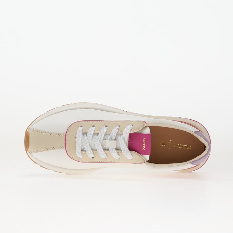 Geox D Metropoli White/ Cyclamen