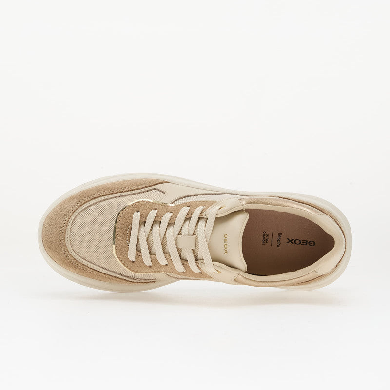 Geox D Spherica Ecub-3 Papyrus/ Cream