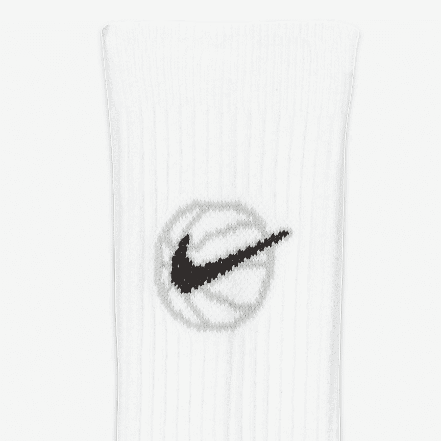 Nike Everyday Basketball Crew kojinės (3 poros)