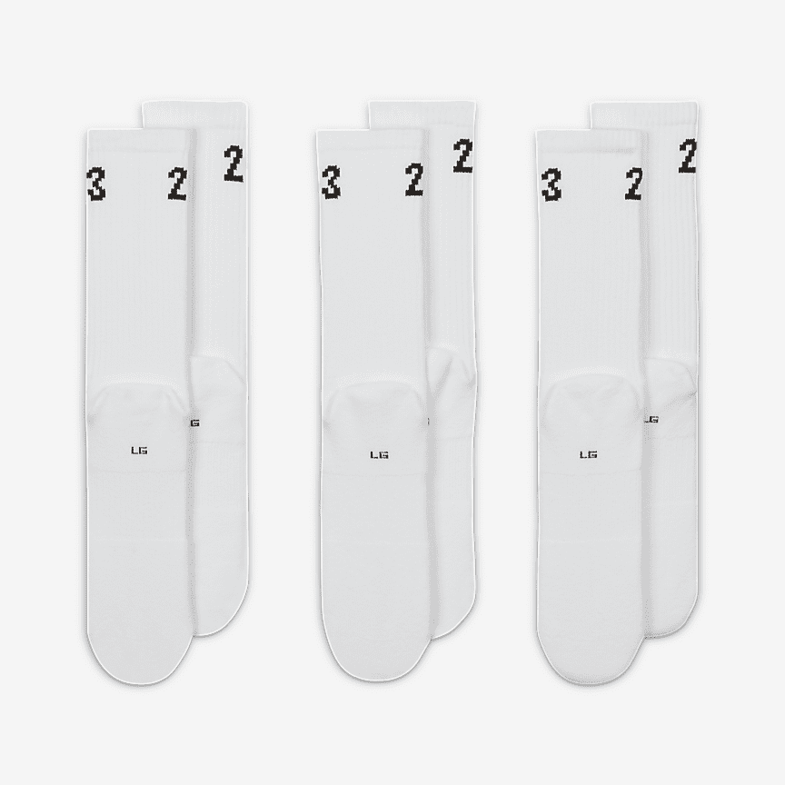 Jordan Essential Crew Dri-Fit Kojinės (3 Poros)