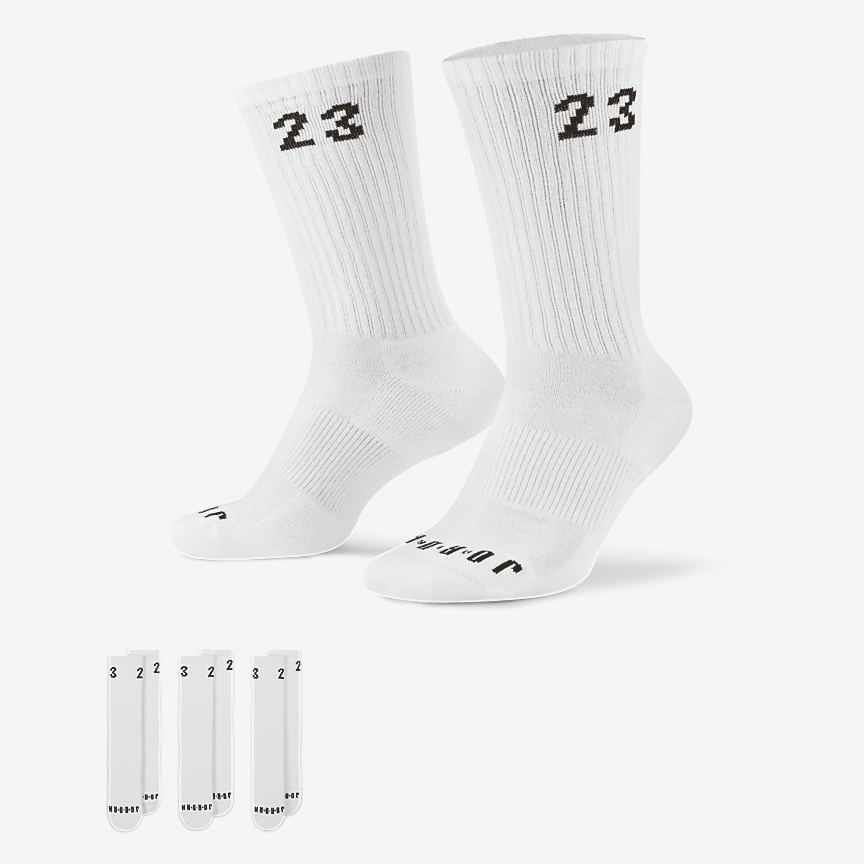 Jordan Essential Crew Dri-Fit Kojinės (3 Poros)