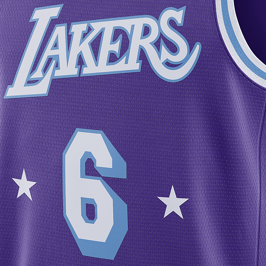Nike NBA Los Angeles Lakers City Edition Dri-FIT Swingman Jersey LeBron James