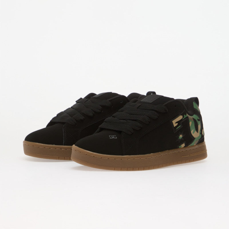 DC Court Graffik Black/ Black/ Gum
