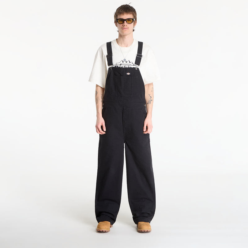 Jeansy Dickies Loose Canvas Bib Black