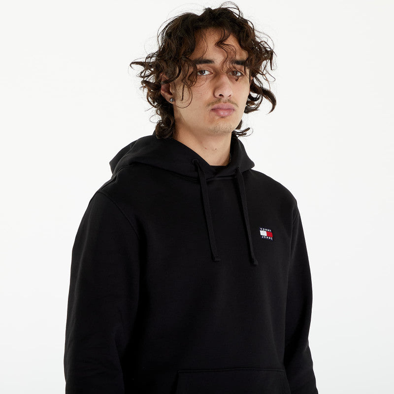 Tommy Jeans Reg Badge Hoodie Black