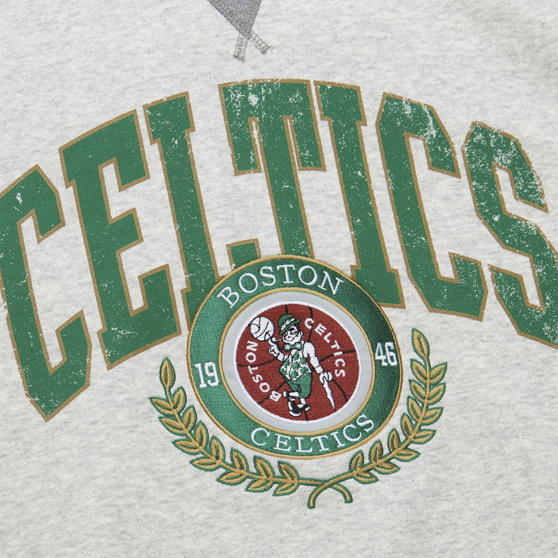 Mitchell&Ness NBA Premium Fleece Crew Boston Celtics