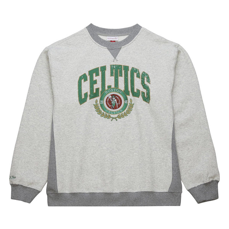 Mitchell&Ness NBA Premium Fleece Crew Boston Celtics