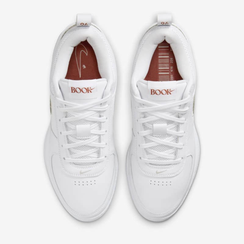 Nike Book 1 "Rattlesnake" White/Light Orewood Brown-Burnt Sunrise-Black