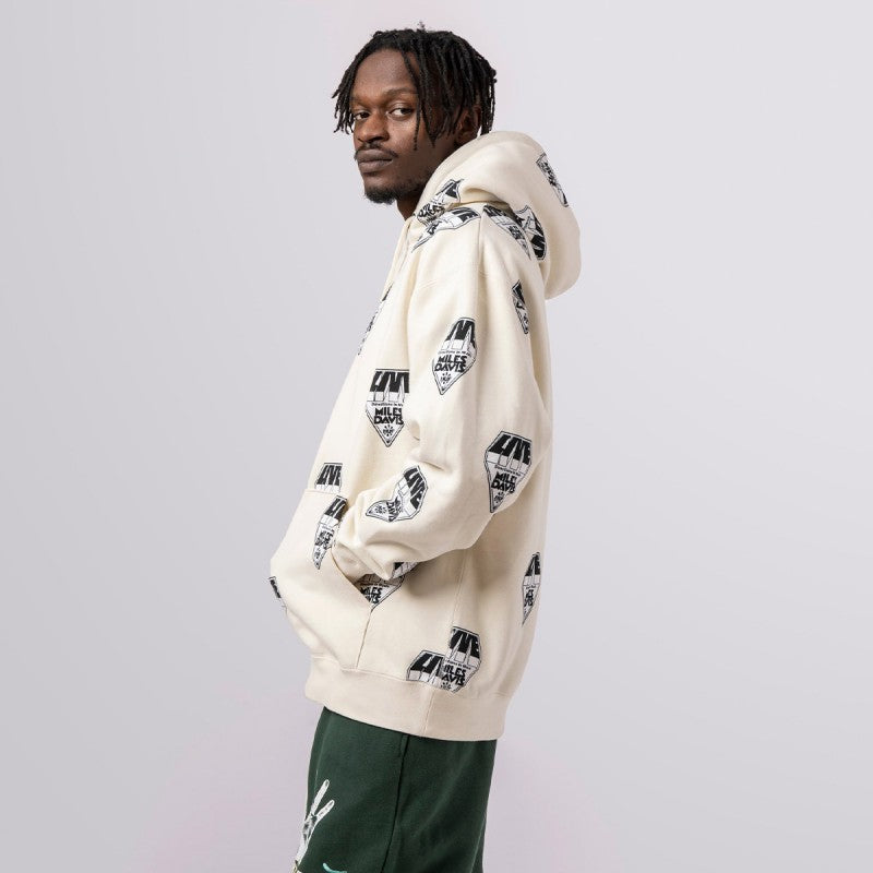 HUF x Miles Davis In Concert Pullover Hoodie Cream