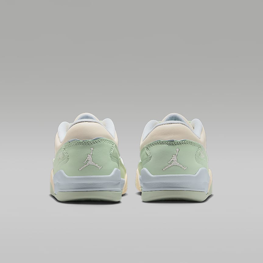 Jordan Flight Court Pale Ivory/ Jade Aura-Aura-Muslin
