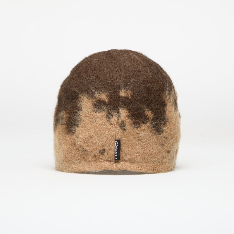 Gramicci Mohair Splatter Beanie Taupe Splatter