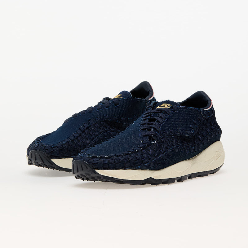 Nike Wmns Air Footscape Woven Denim/ Wheat Gold-Obsidian-Coconut Milk