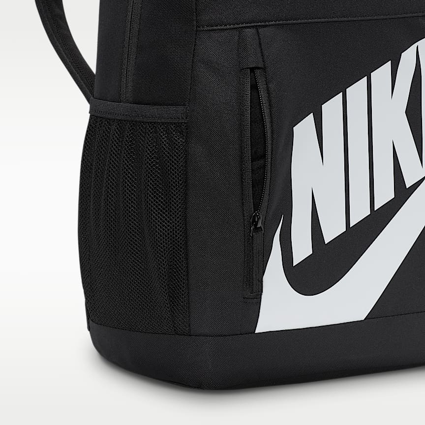 Nike Elemental Big Kids' Backpack (20L) Black/ Orange/ White 20