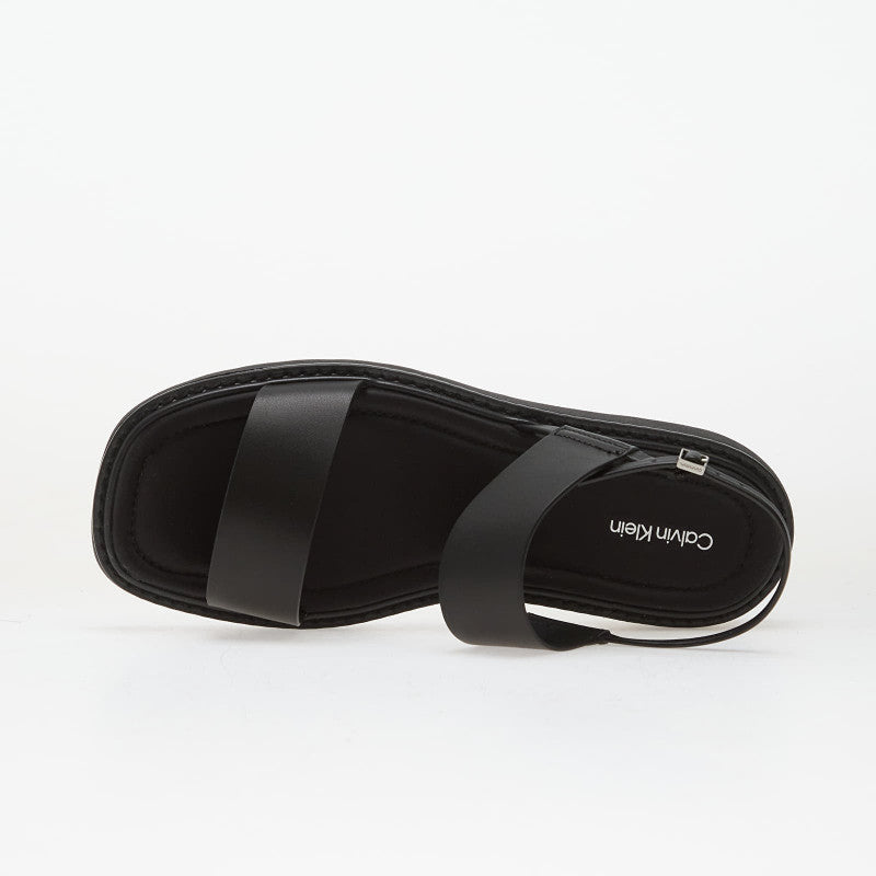 Calvin Klein Square Toe Molded Sandal Slide Black