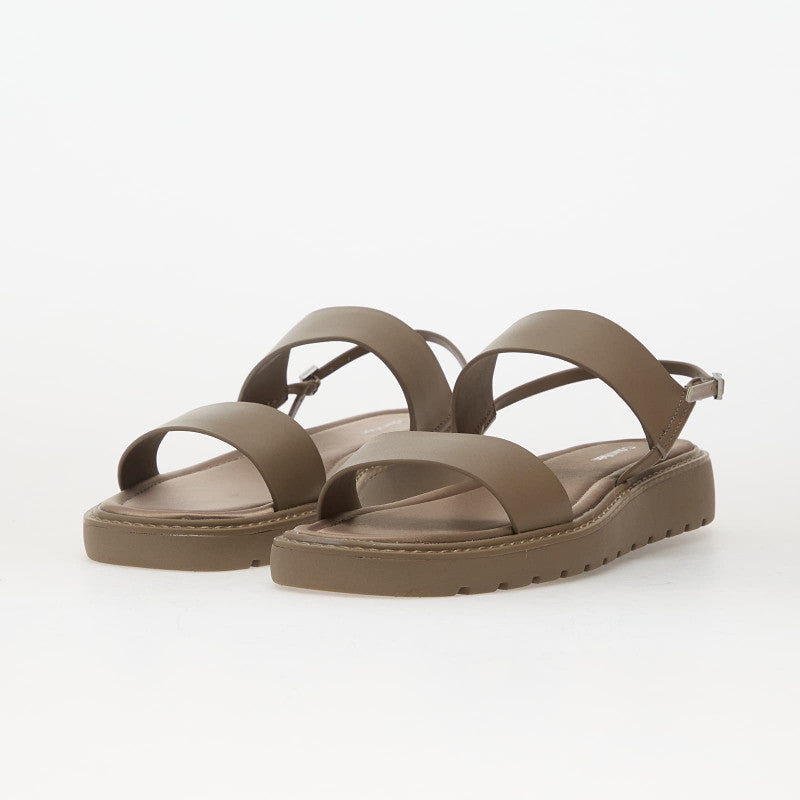 Calvin Klein Sq Molded Sandal Slide Gray