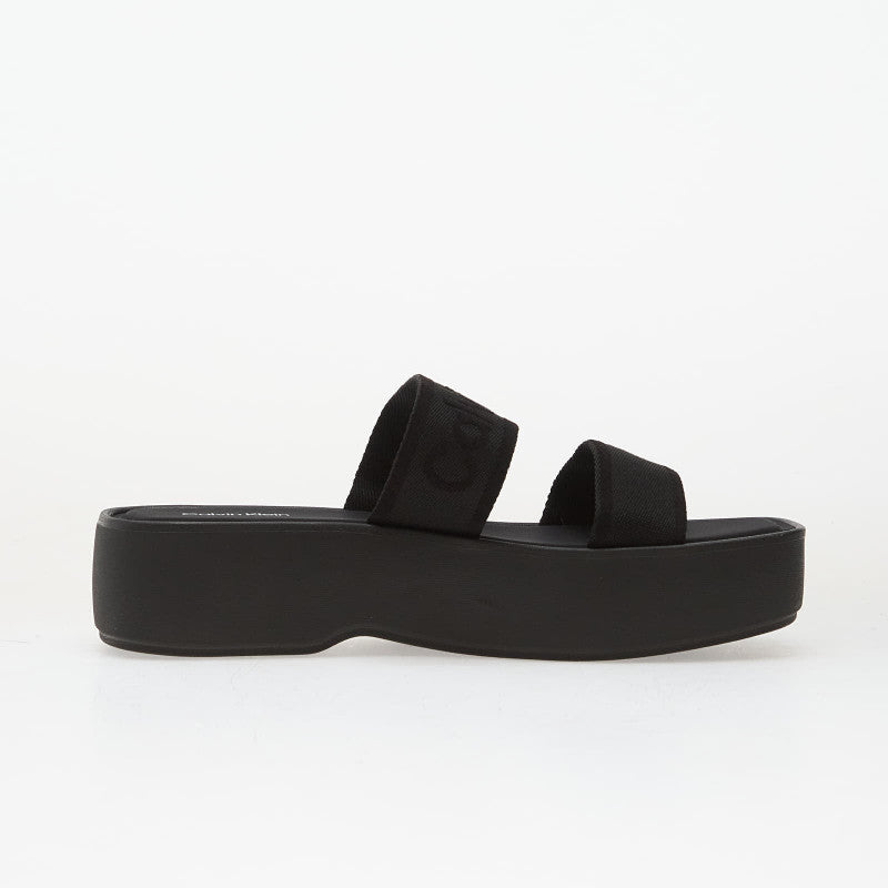 Calvin Klein Flatform Sandal Webbin Black