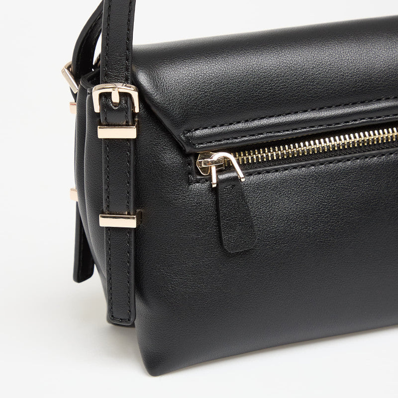 GUESS Lefia Flap Shoulder Bag Black
