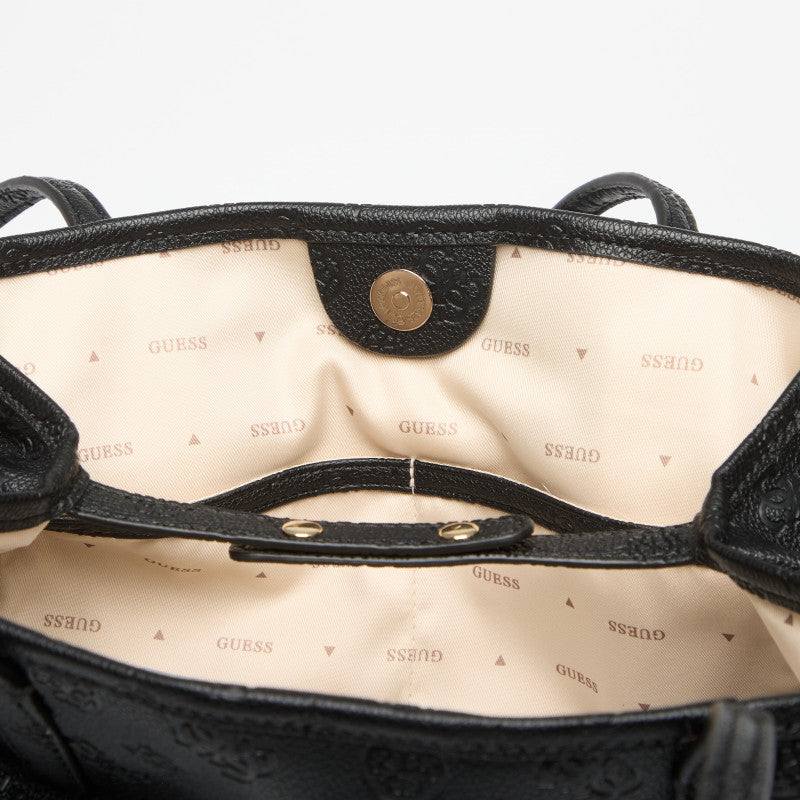 GUESS Victtoria 2 In 1 Tote Black Logo