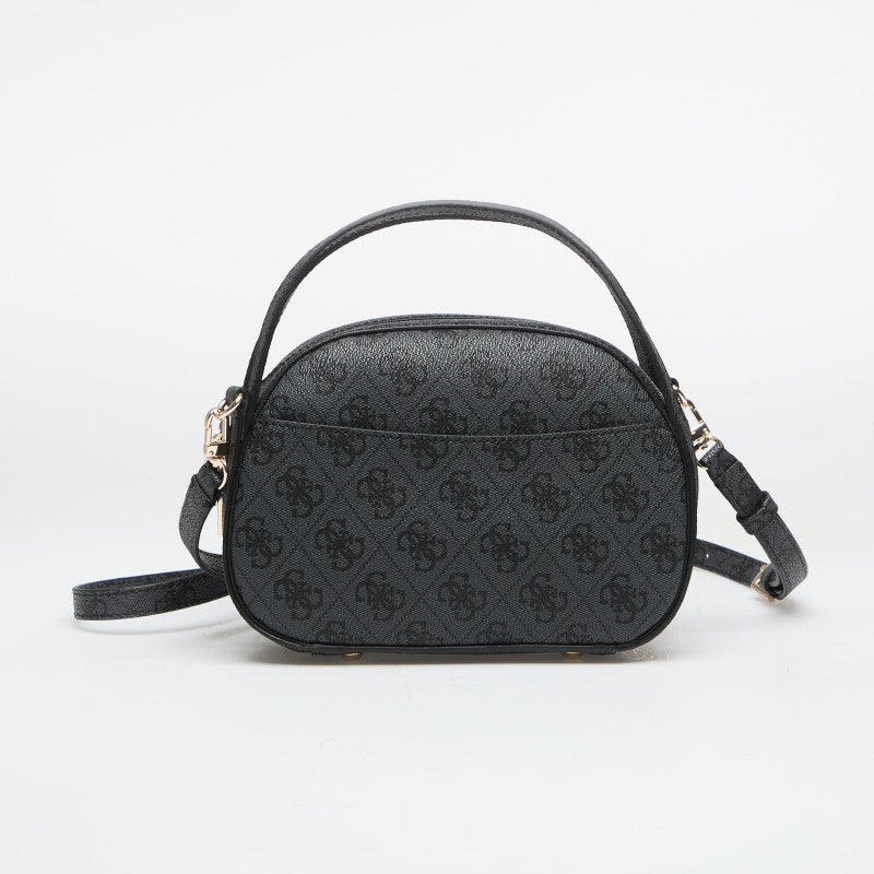 Guess Coleen Logo Top Zip Crossbody Grey