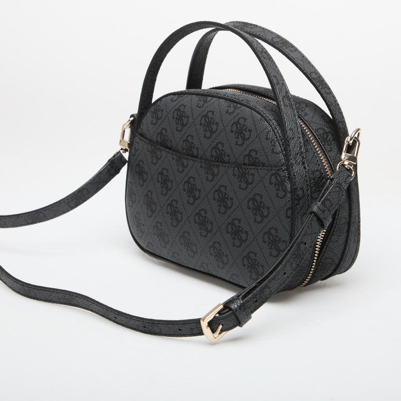 Guess Coleen Logo Top Zip Crossbody Grey