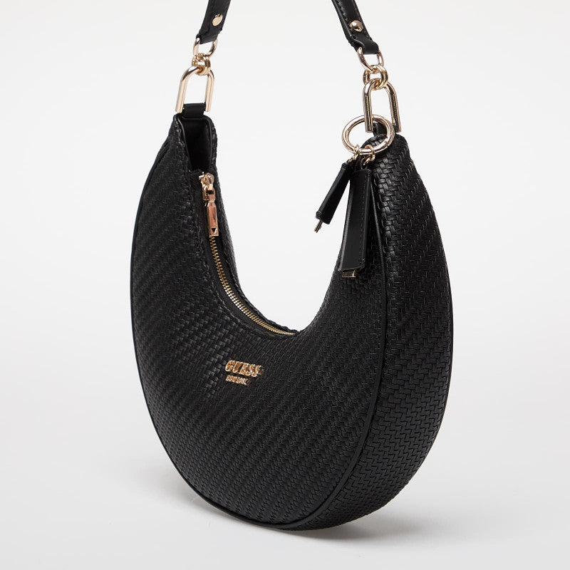 GUESS Mirema Hobo Shoulder Bag Black
