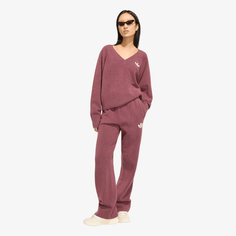 adidas Essentials Knit Pants Burgundy