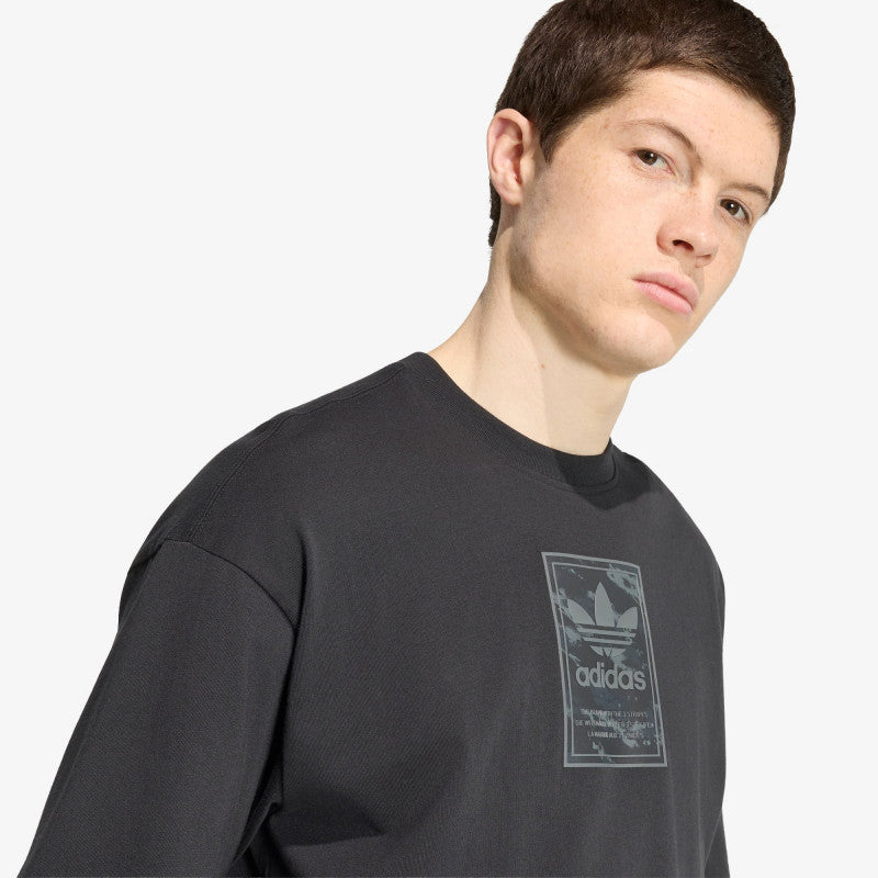 adidas Camo Tee Tongue Label Black