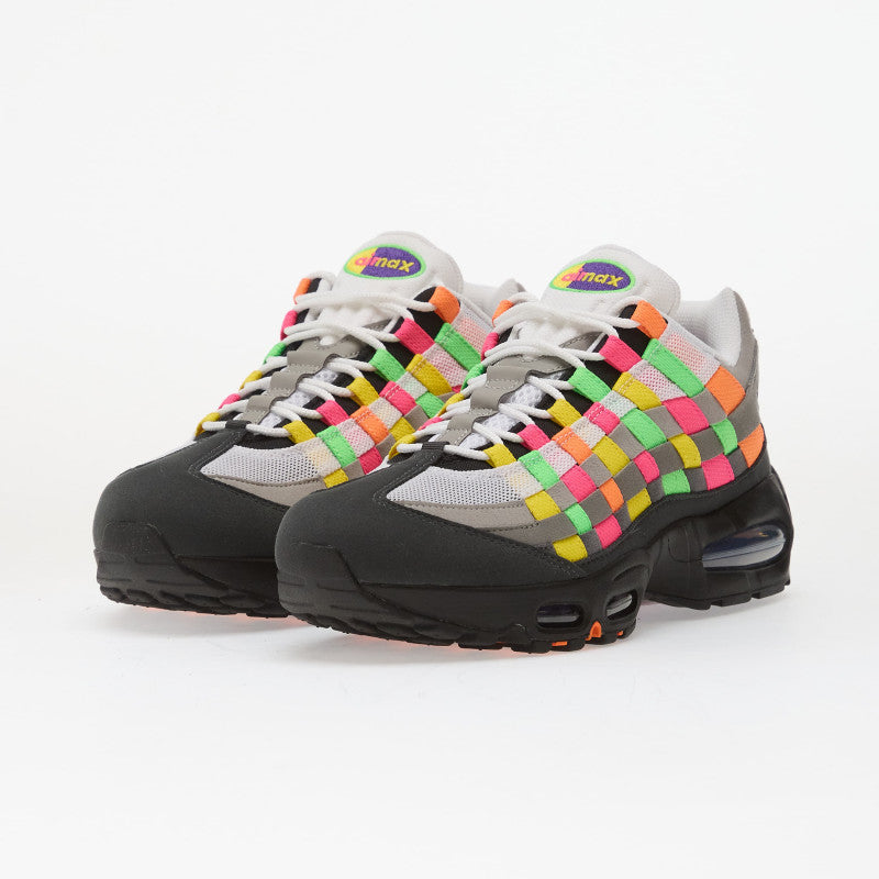 Nike Air Max 95 Big Bubble Woven White/ Purple Dynasty-Pearl Grey