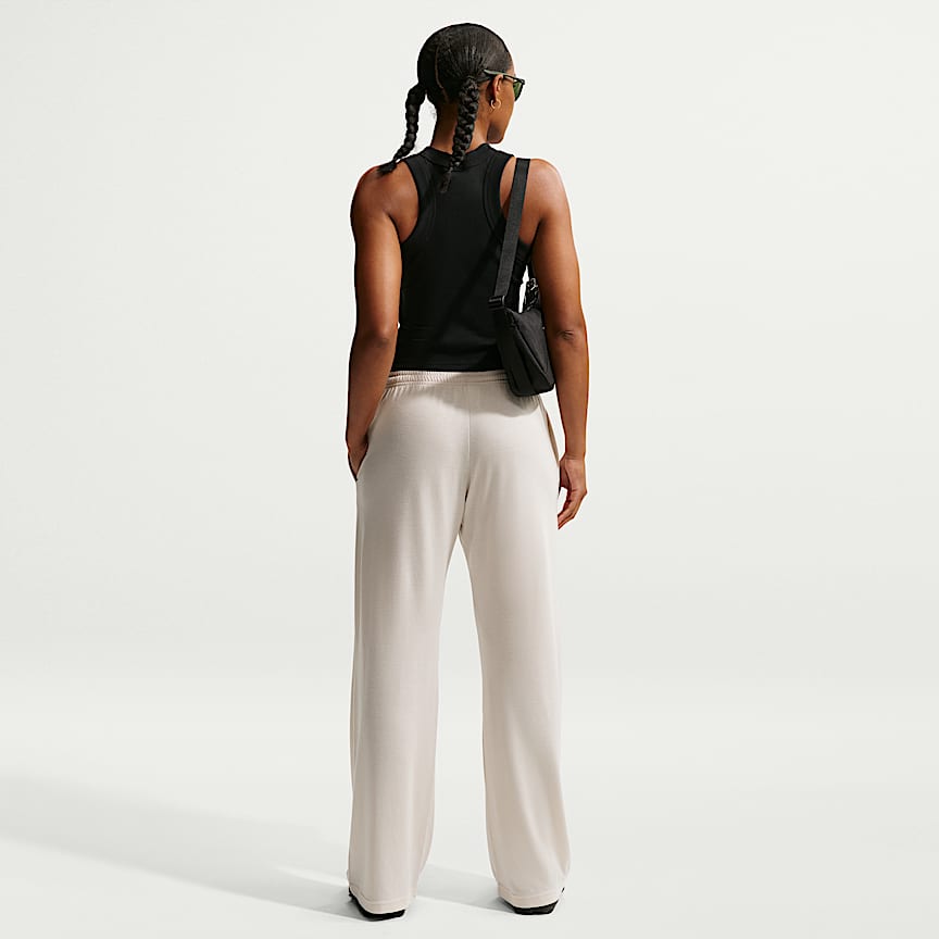 Nike Sportswear Chill Knit Women's Tight Ribbed Tank Top Black/ Sail