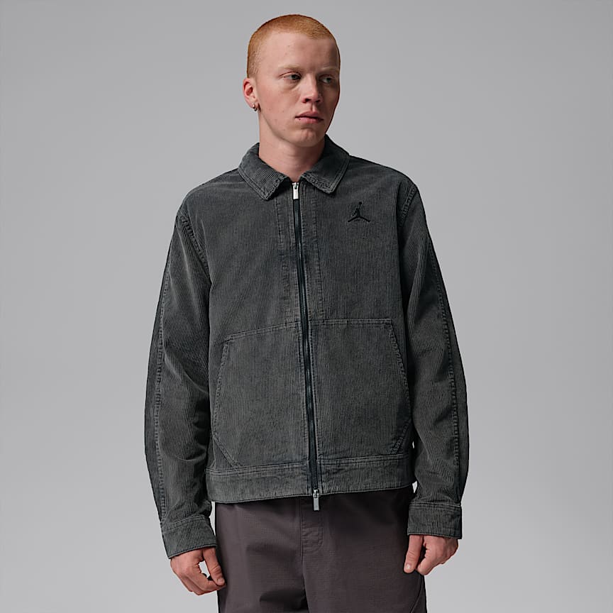 Jordan Flight Men's Corduroy Chore Jacket Black/ Black
