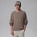 Jordan Flight Men's Heavyweight Long-Sleeve Top Olive Grey/ Sail/ Olive Grey