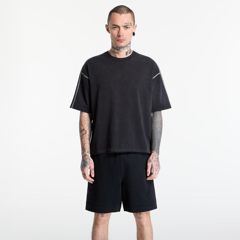 Jordan Flight Men's Heavyweight Short-Sleeve Top Black/ Sail/ Black