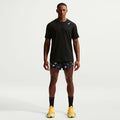 Nike AeroSwift Glam Men's Dri-FIT ADV 2" Brief-Lined Running Shorts Black/ Laser Orange