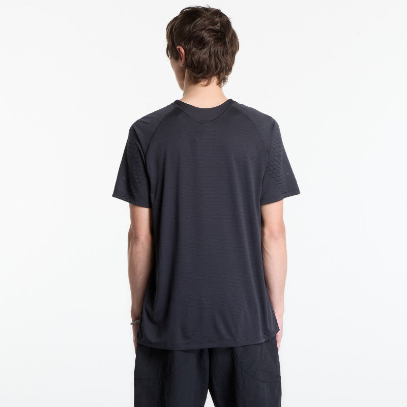 Nike Stride Plus Men's Dri-FIT ADV Short-Sleeve Running Top Off Noir/ Black/ Refblk