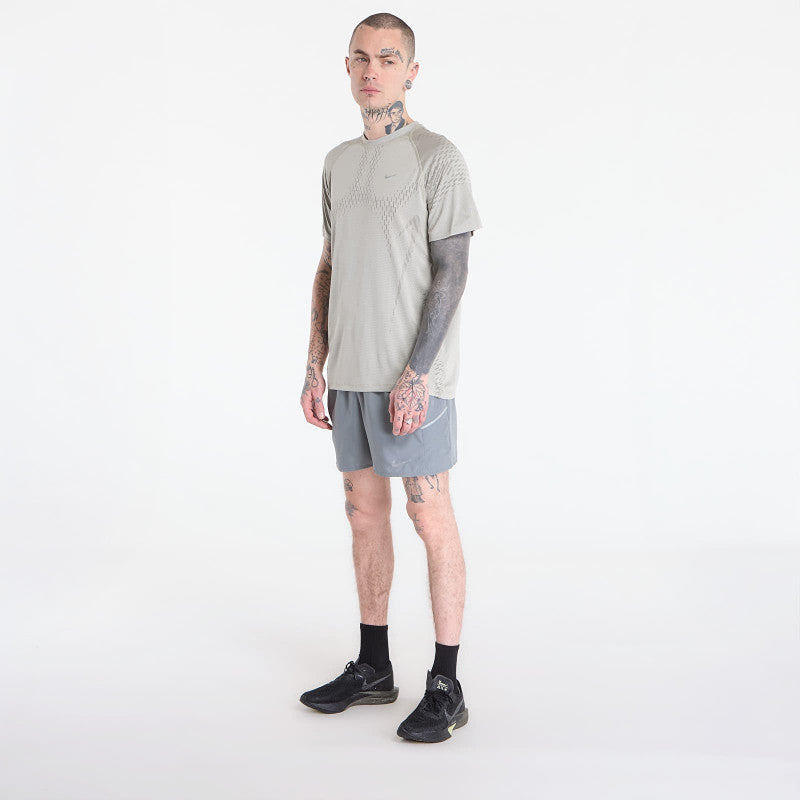 Nike Stride Plus Men's Dri-FIT ADV Short-Sleeve Running Top Spruce Fog/ Light Army/ Reflective Silv