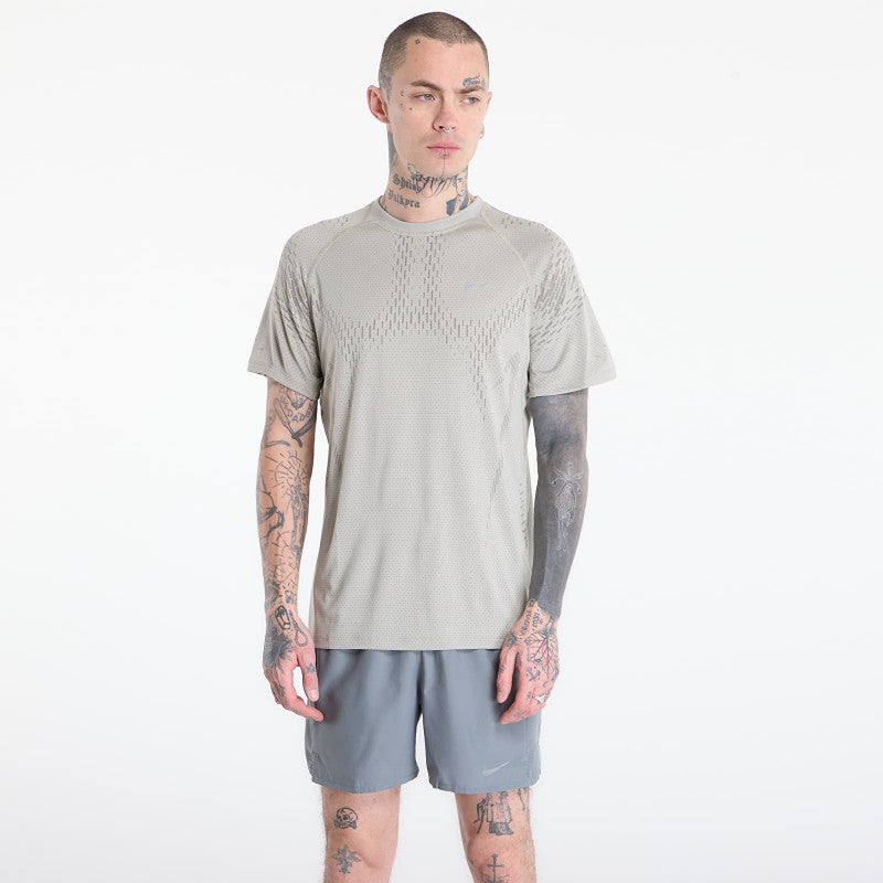 Nike Stride Plus Men's Dri-FIT ADV Short-Sleeve Running Top Spruce Fog/ Light Army/ Reflective Silv