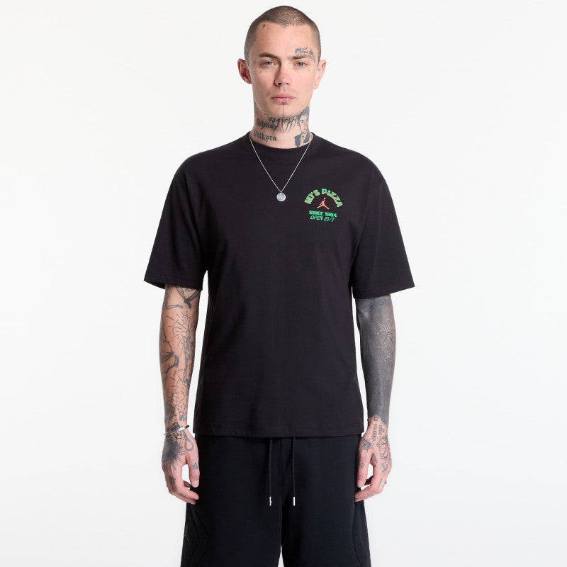 Jordan Men's Graphic T-Shirt Black/ Infrared 23