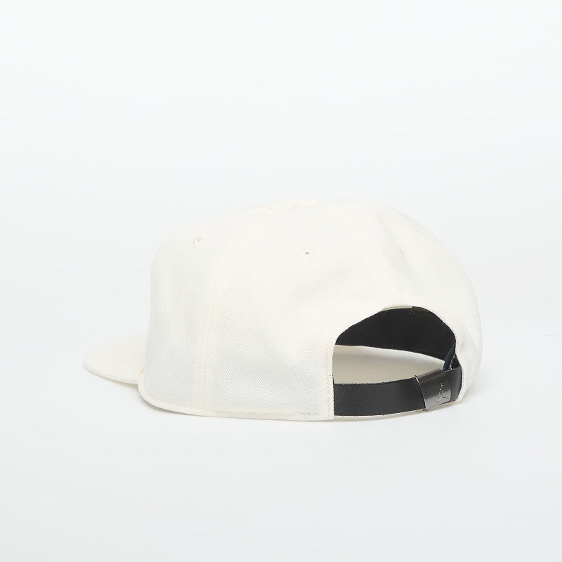 Jordan Flight Club Pro Unstructured Flat Bill Hat Pale Ivory/ Black
