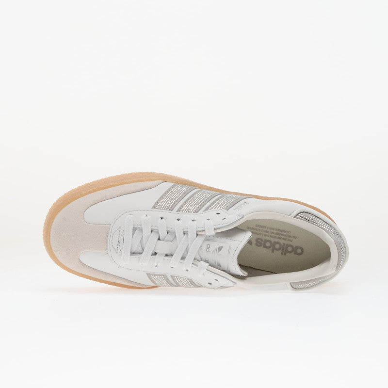 adidas Sambae Wmns Crystal White/ Silver Metallic/ Gum4