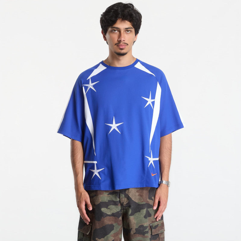 Nike "Your Message Here" Men's Soccer Jersey Old Royal/ White/ Safety Orange