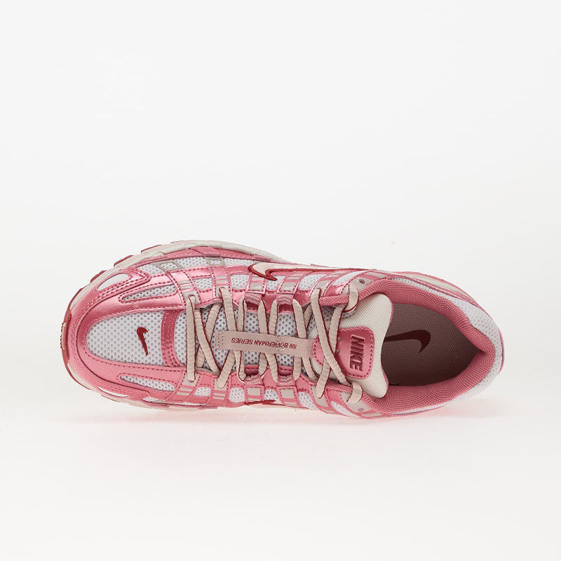 Nike Wmns P-6000 Summit White/ Silt Red-Peony-Team Crimson