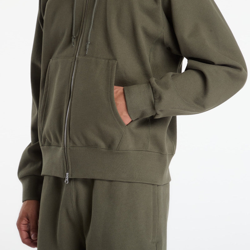 Nike Men's Fleece Full-Zip Hoodie Cargo Khaki