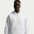 Nike Tech Men's Fleece Pullover Hoodie Off White/ Black