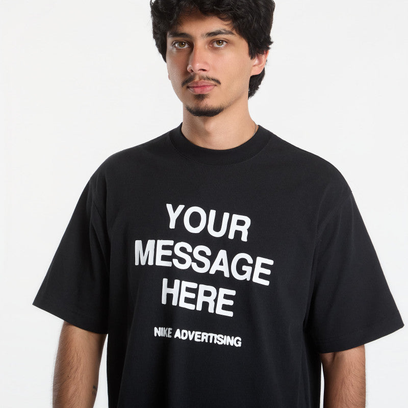 Nike "Your Message Here" T-Shirt Black
