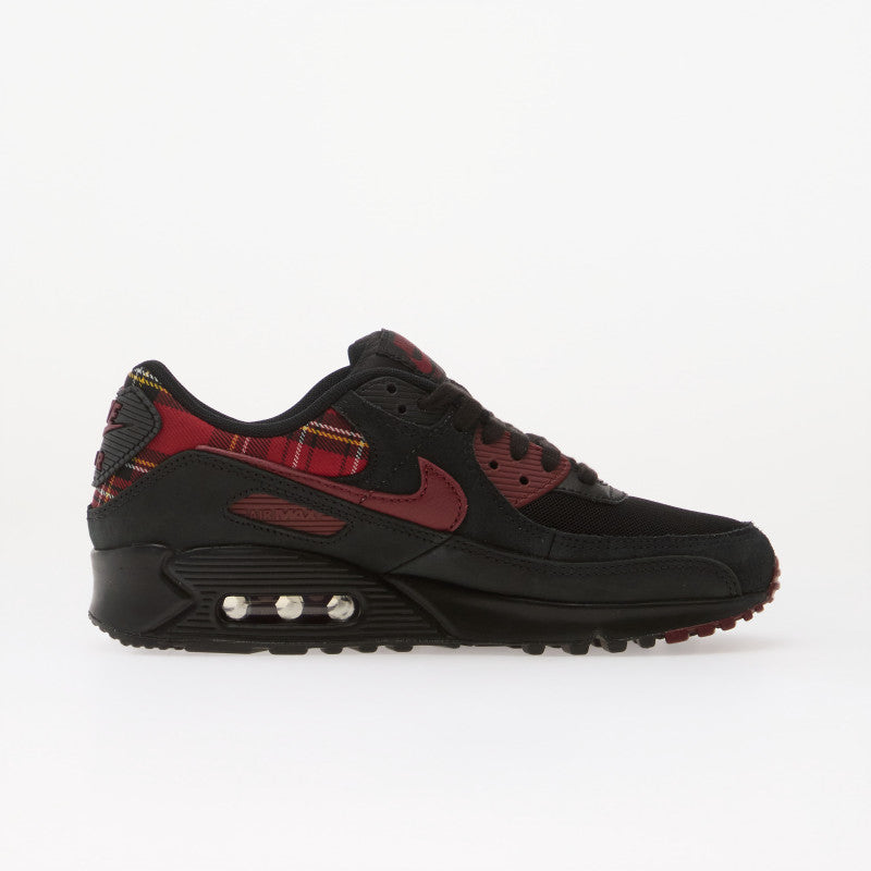 Nike Air Max 90 "Plaid" Black/ Team Red-Tough Red-Yellow Ochre