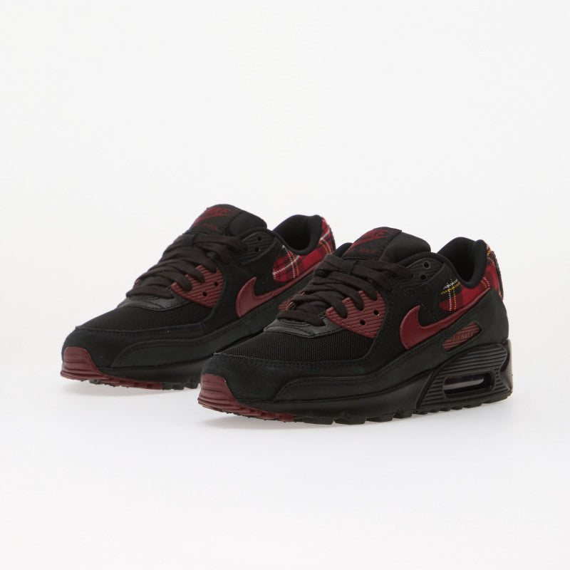 Nike Air Max 90 "Plaid" Black/ Team Red-Tough Red-Yellow Ochre