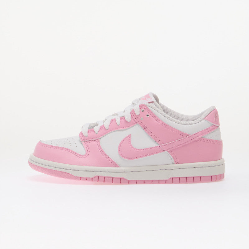 Nike Dunk Low Kids White/ Pink Rise/ White