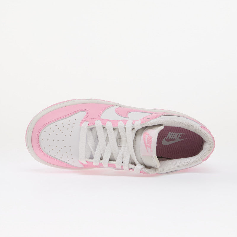 Nike Dunk Low Kids White/ Pink Rise/ White