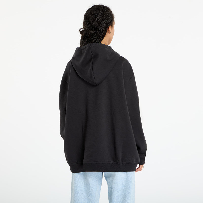 adidas Essentials Oversized Fleece Hoodie Black